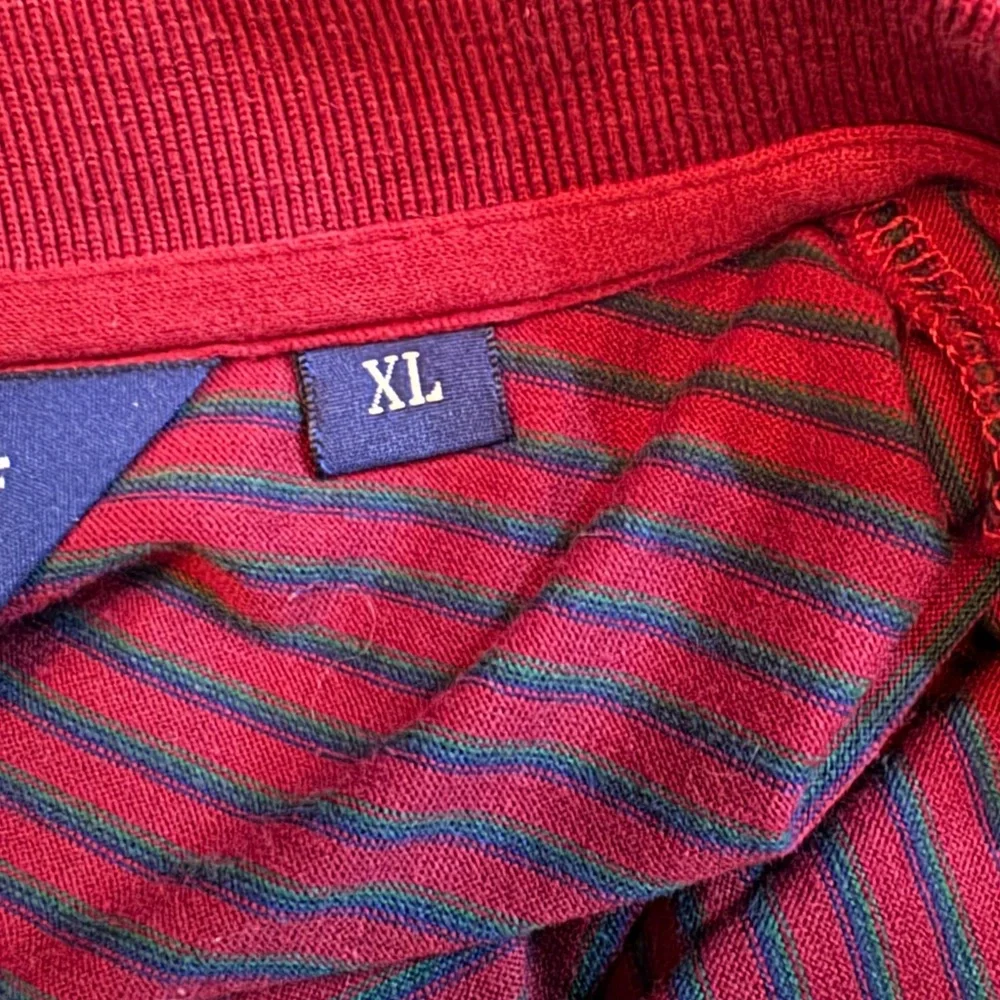 Ralph Lauren Robert Trent jones 100% Pima cotton polo shirt xl striped